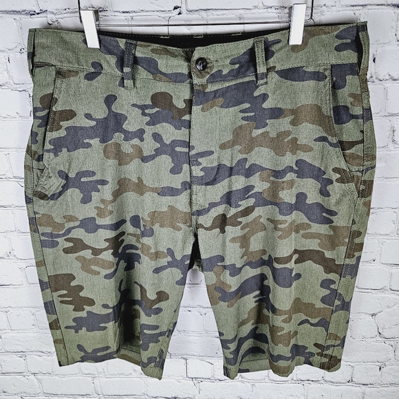TRUNKS | camo hybrid quick dry swim trunks board shorts - Picture 1 of 5